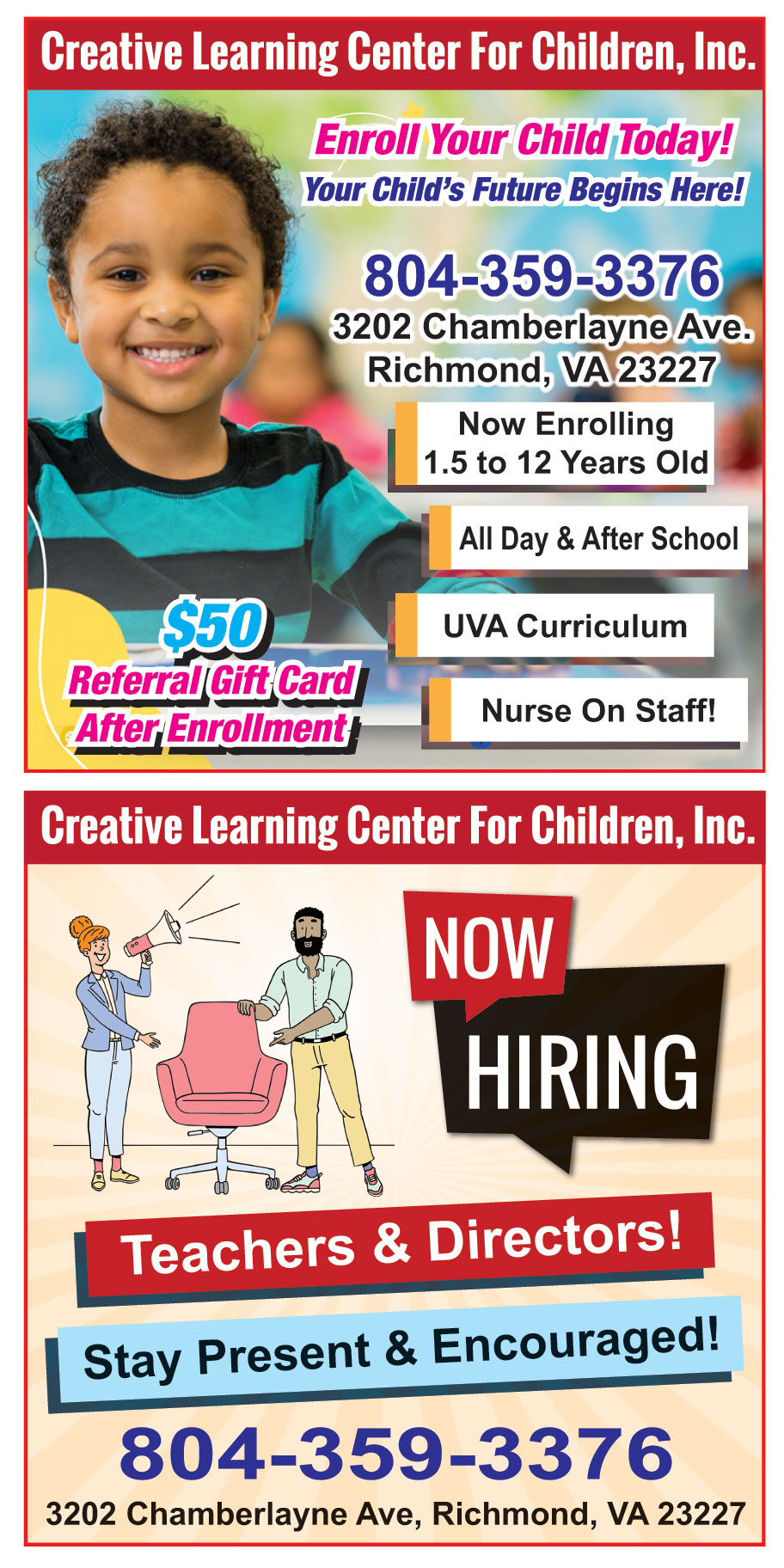 CREATIVE LEARNING CENTER