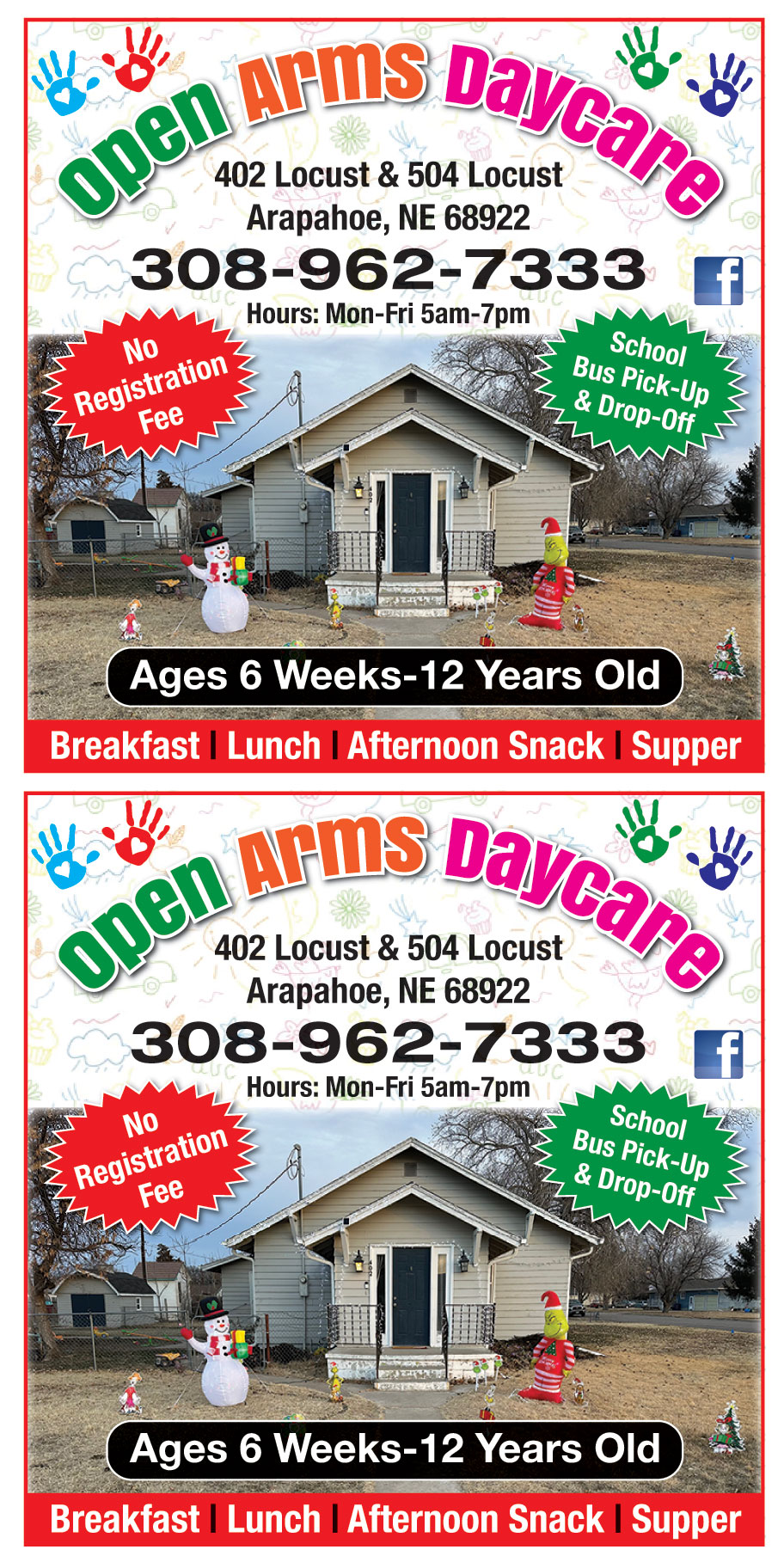 OPEN ARMS CHILDCARE LLC