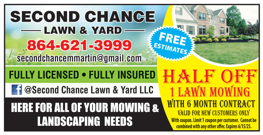 SECOND CHANCE LAWN AND YA