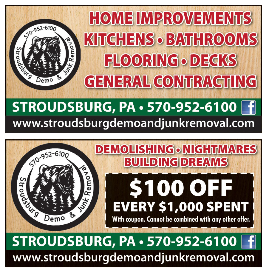 STROUDSBURG DEMO AND JUNK