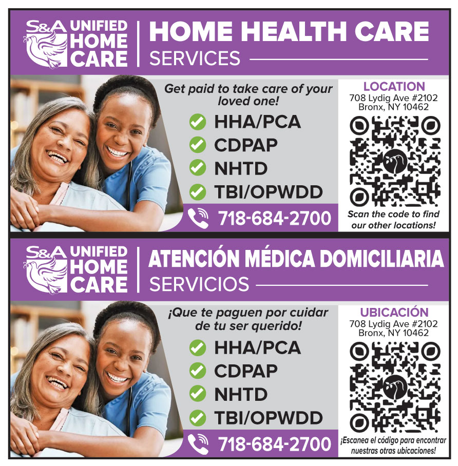 S AND A UNIFIED HOME CARE