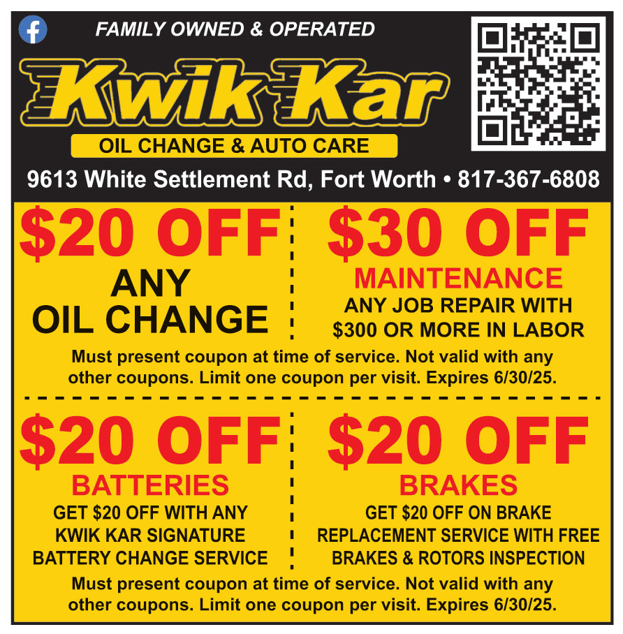 KWIK KAR OIL CHANGE AND A