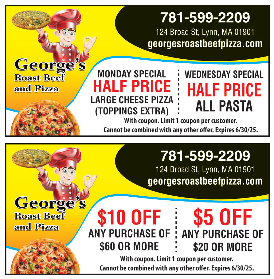 GEORGES ROAST BEEF PIZZA