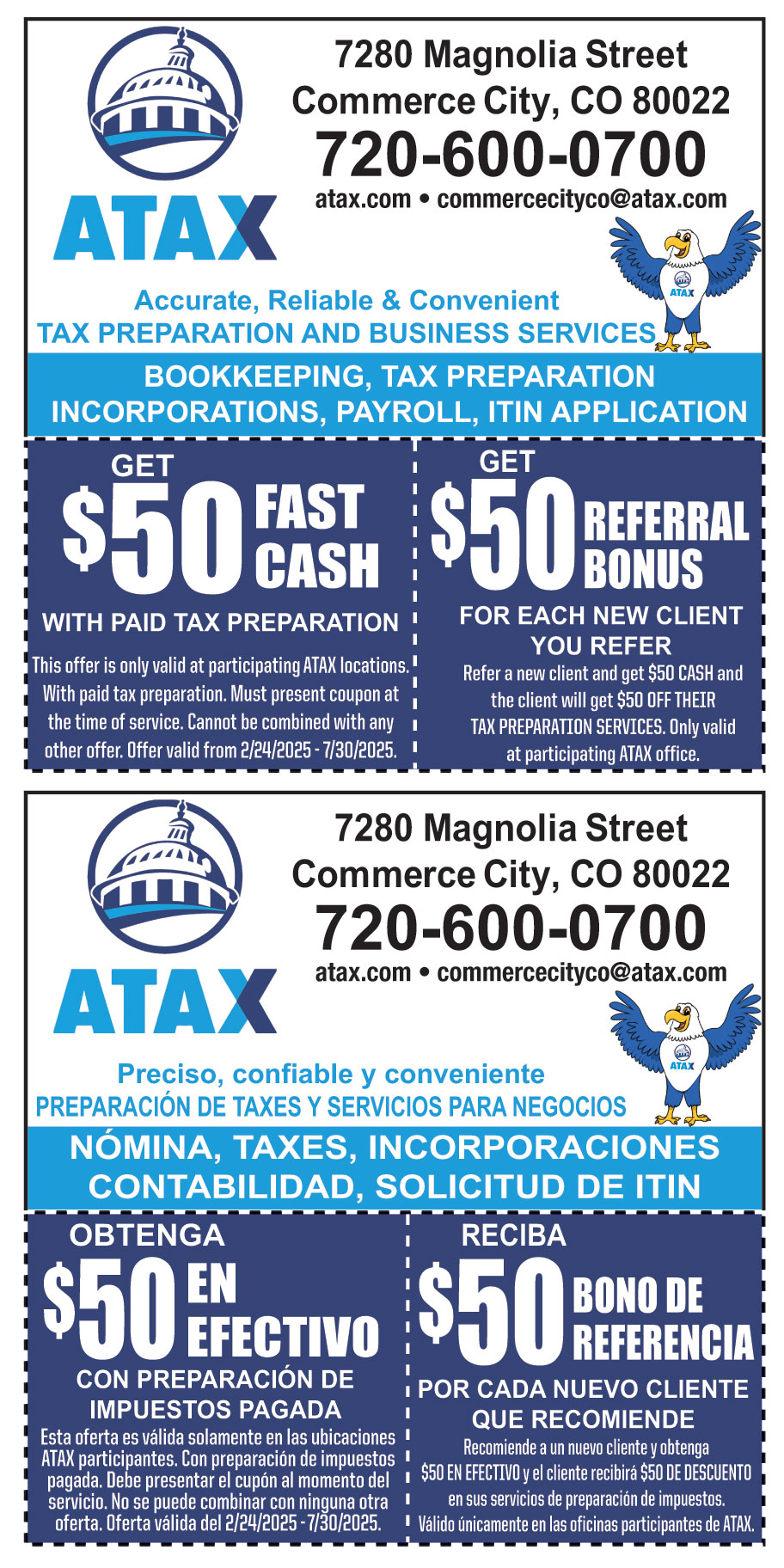 ATAX COMMERCE CITY CO