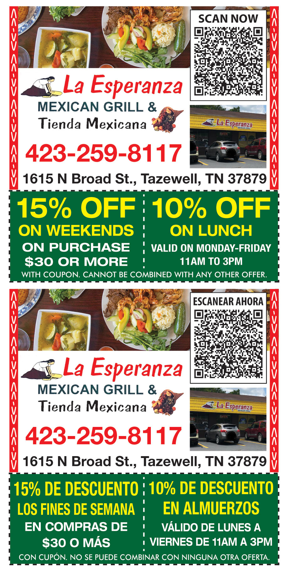 LA ESPERANZA MEXICAN REST