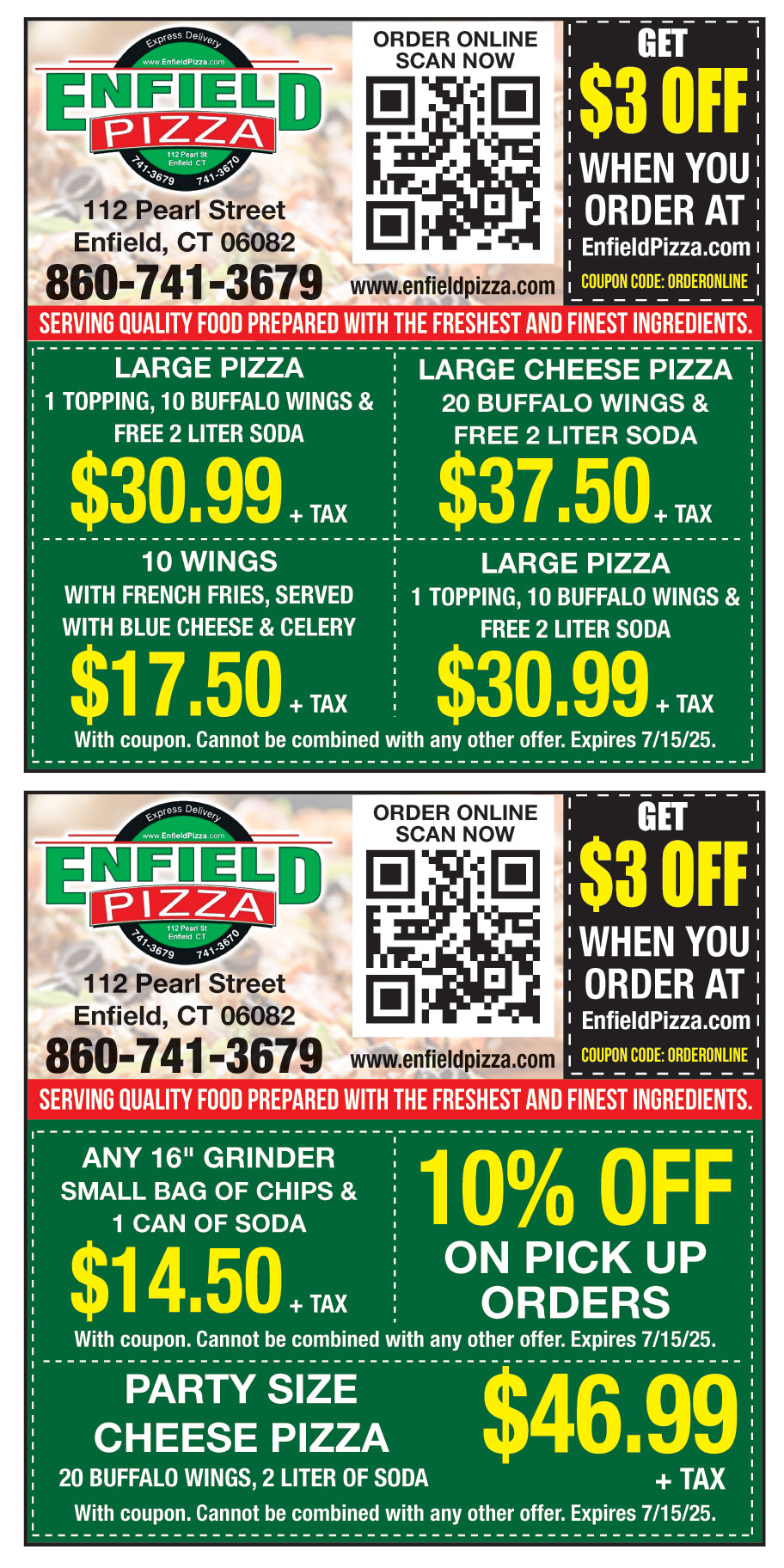 ENFIELD PIZZA