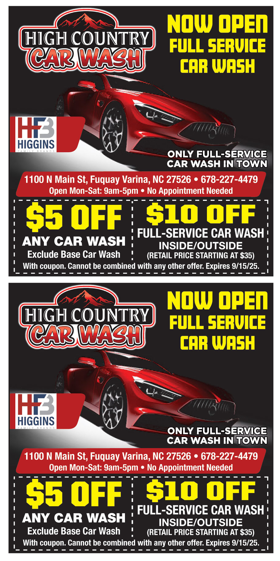 HIGH COUNTRY CAR WASH