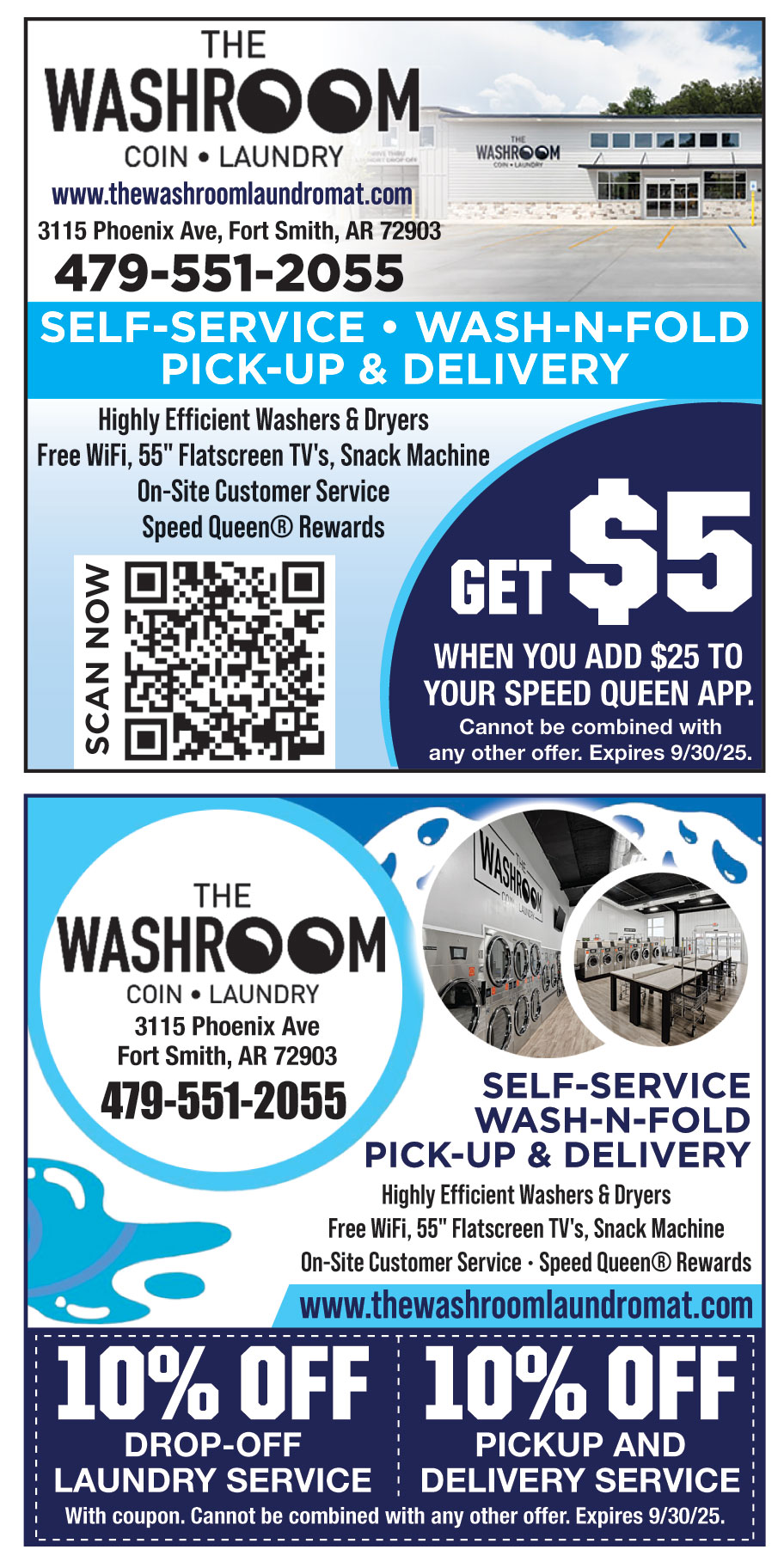 THE WASHROOM COIN LAUNDRY