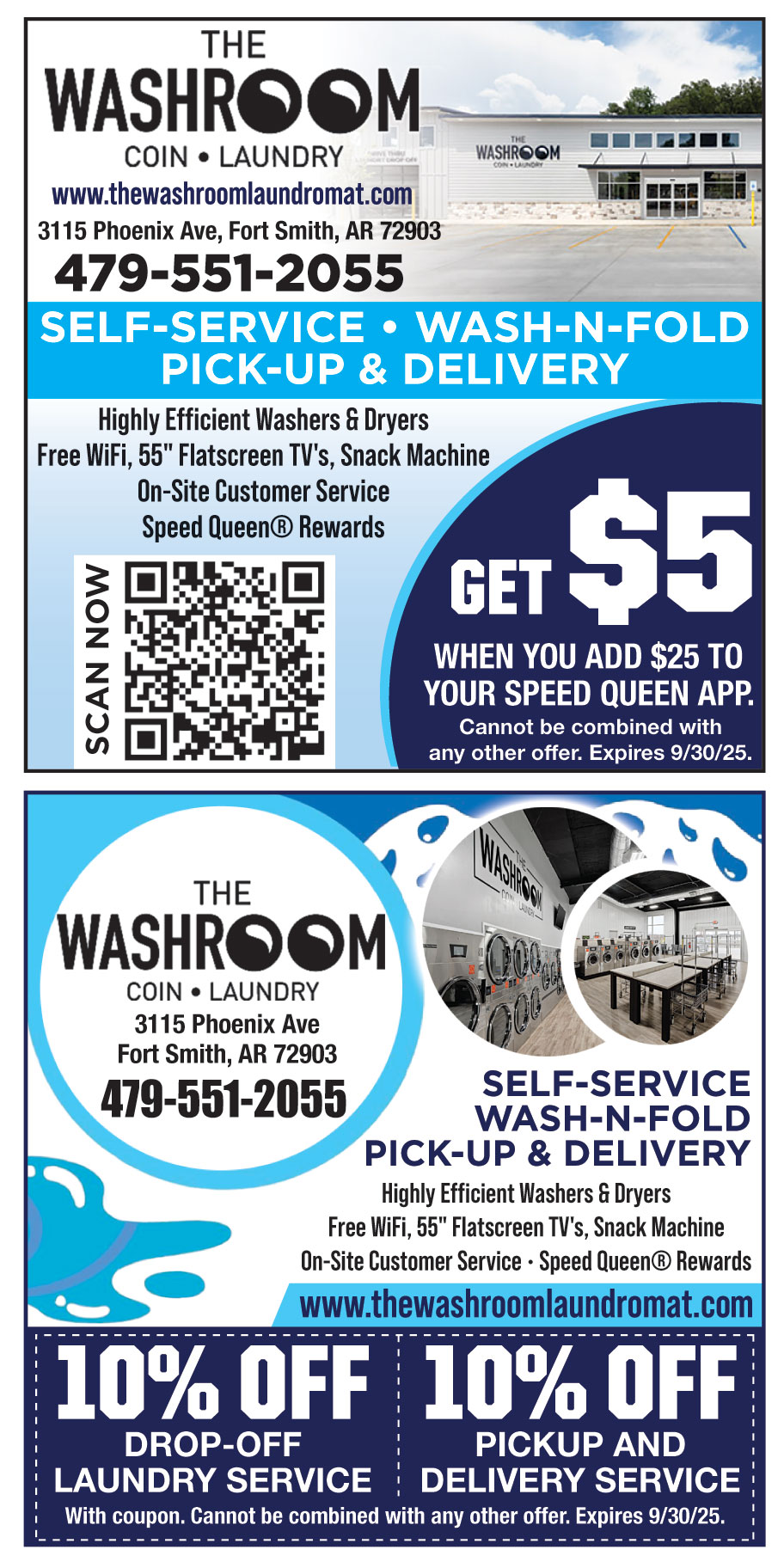 THE WASHROOM COIN LAUNDRY