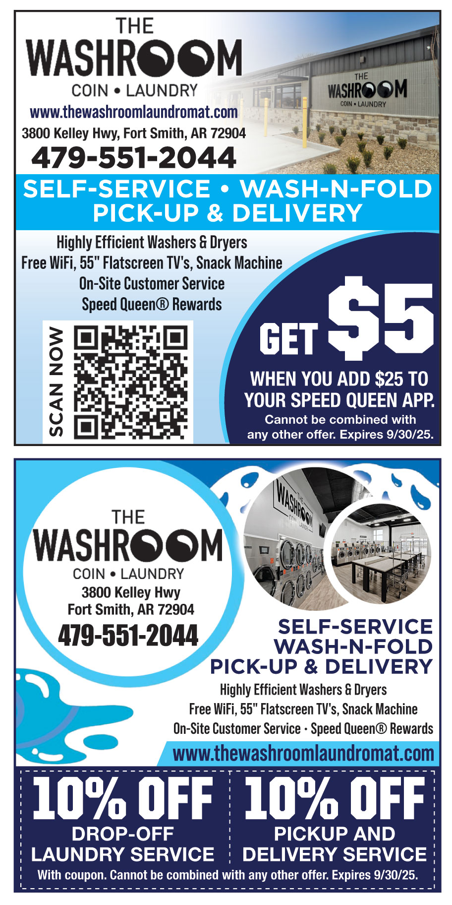THE WASHROOM COIN LAUNDRY