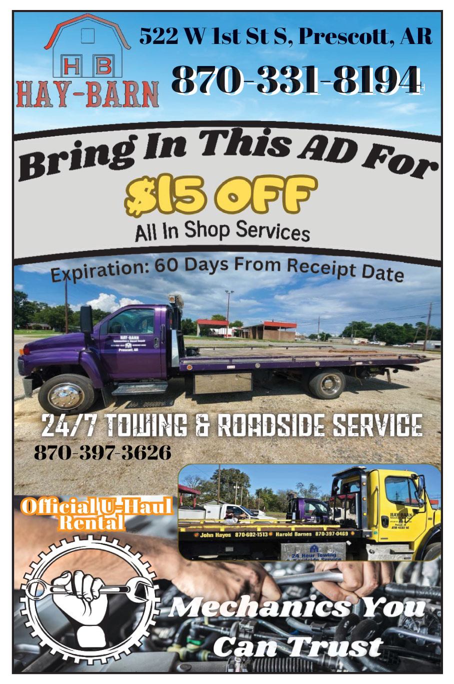 HAY BARN AUTOMOTIVE AND D