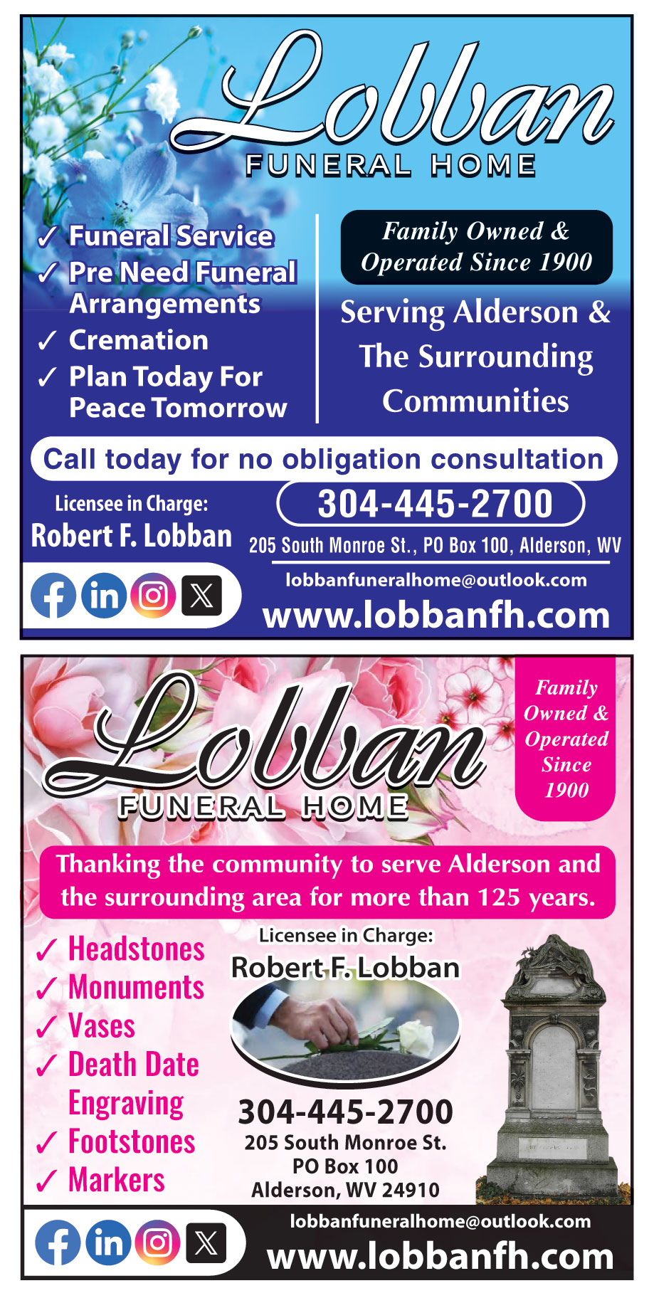 LOBBAN FUNERAL HOME