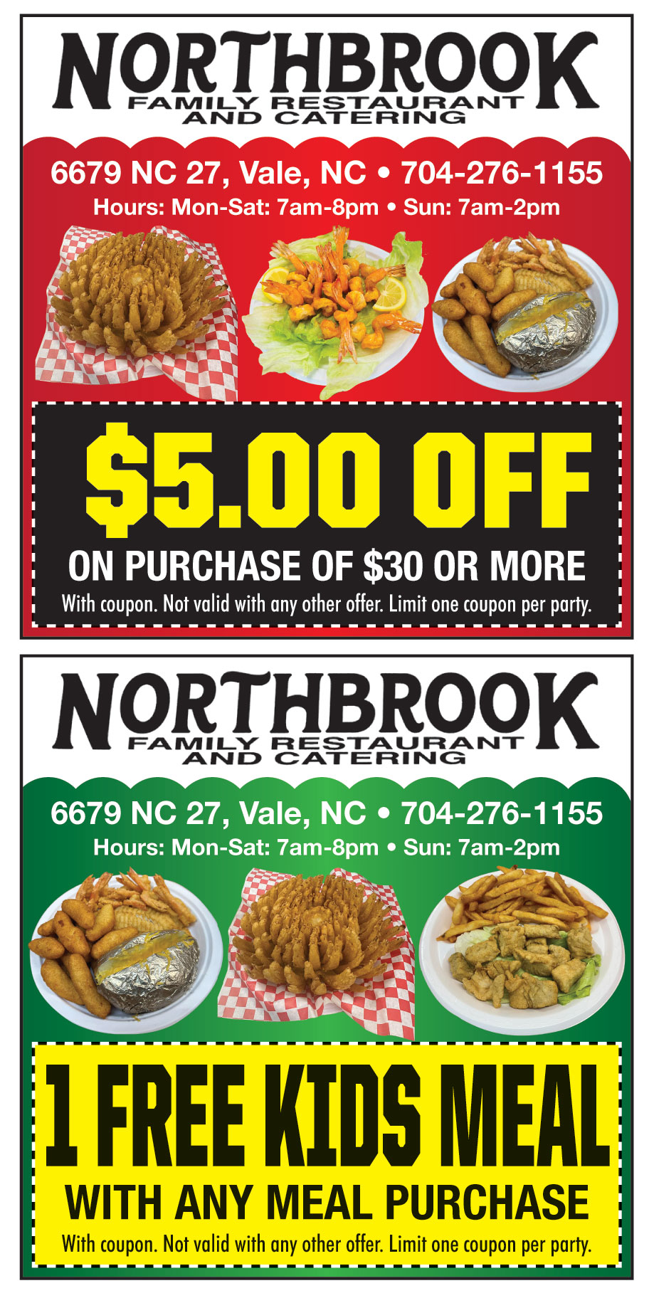 NORTHBROOK FAMILY RESTAUR