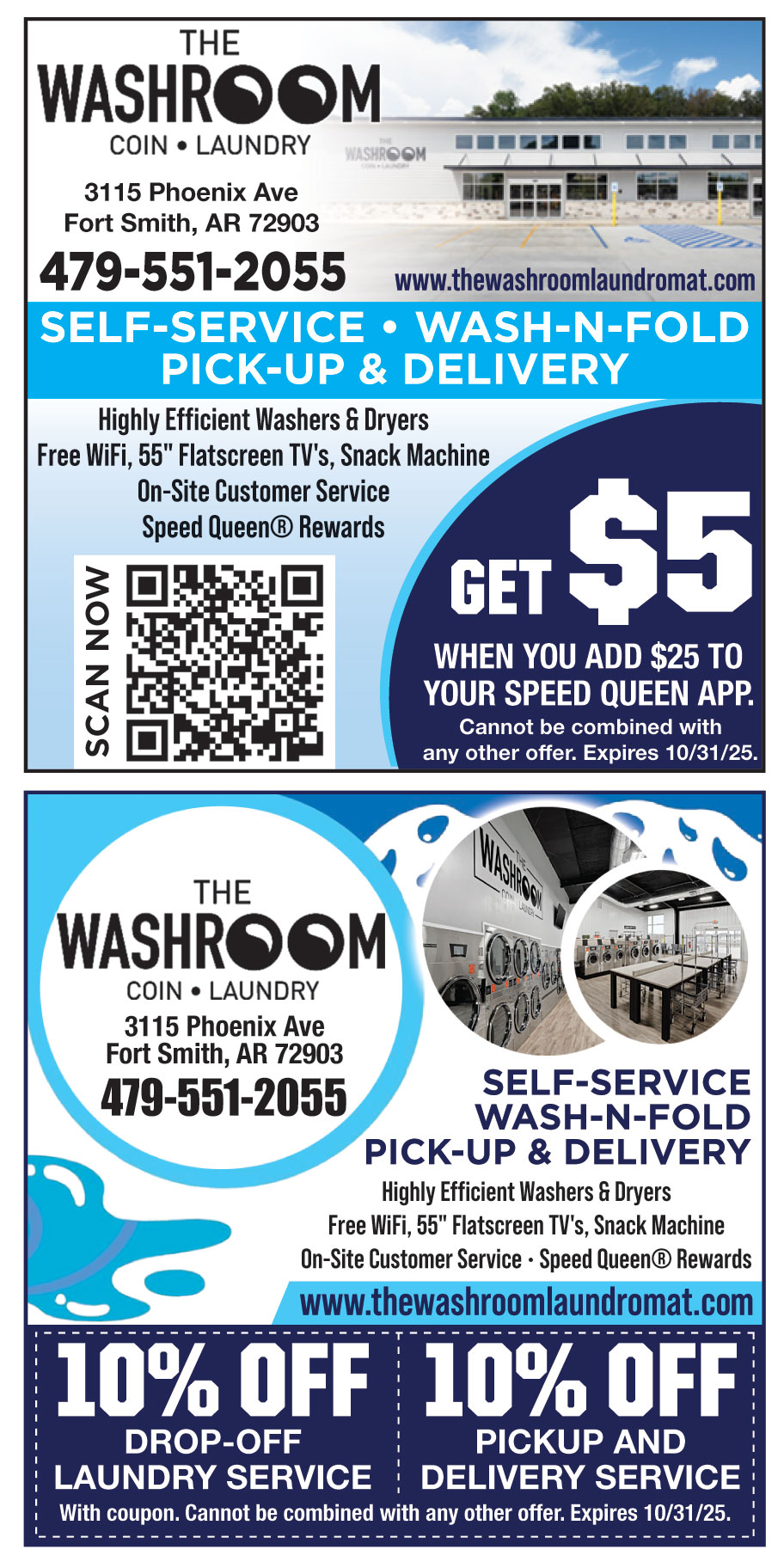 THE WASHROOM COIN LAUNDRY