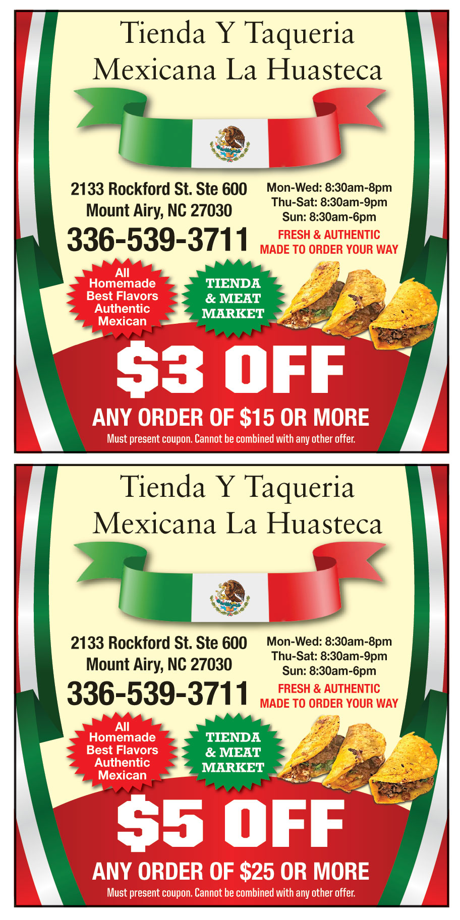 TIENDA Y TAQUERIA MEXICAN