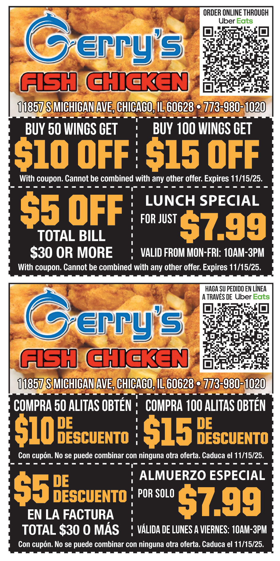GERRYS FISH AND CHICKEN