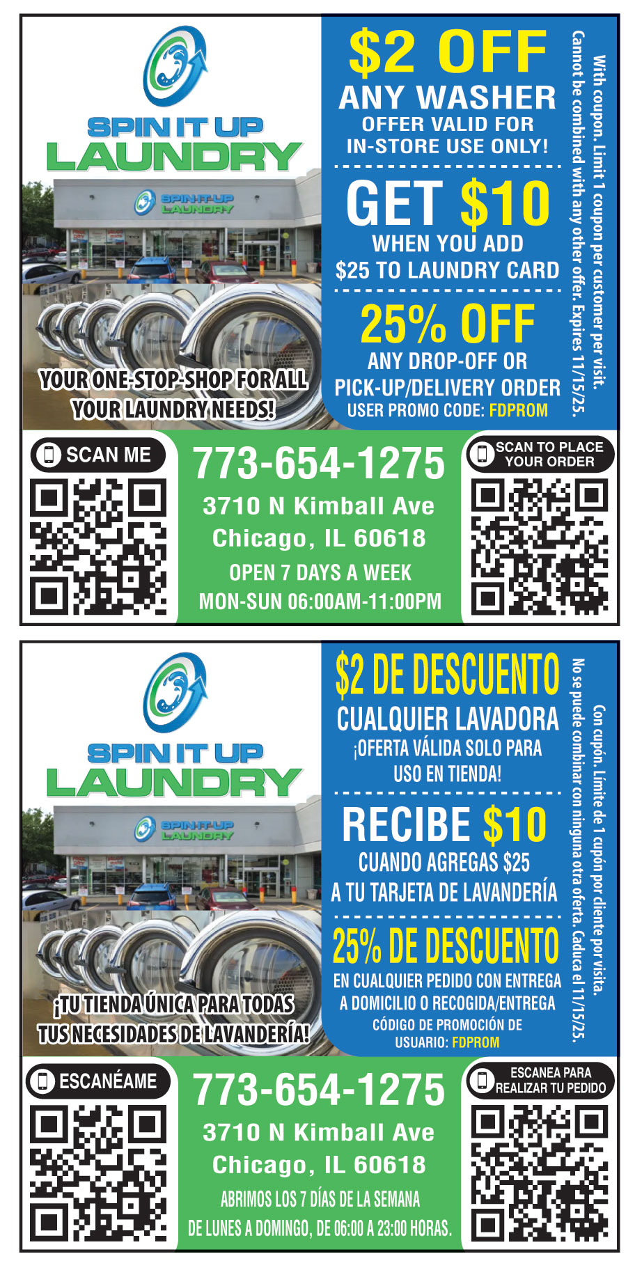 SPIN IT UP LAUNDRY