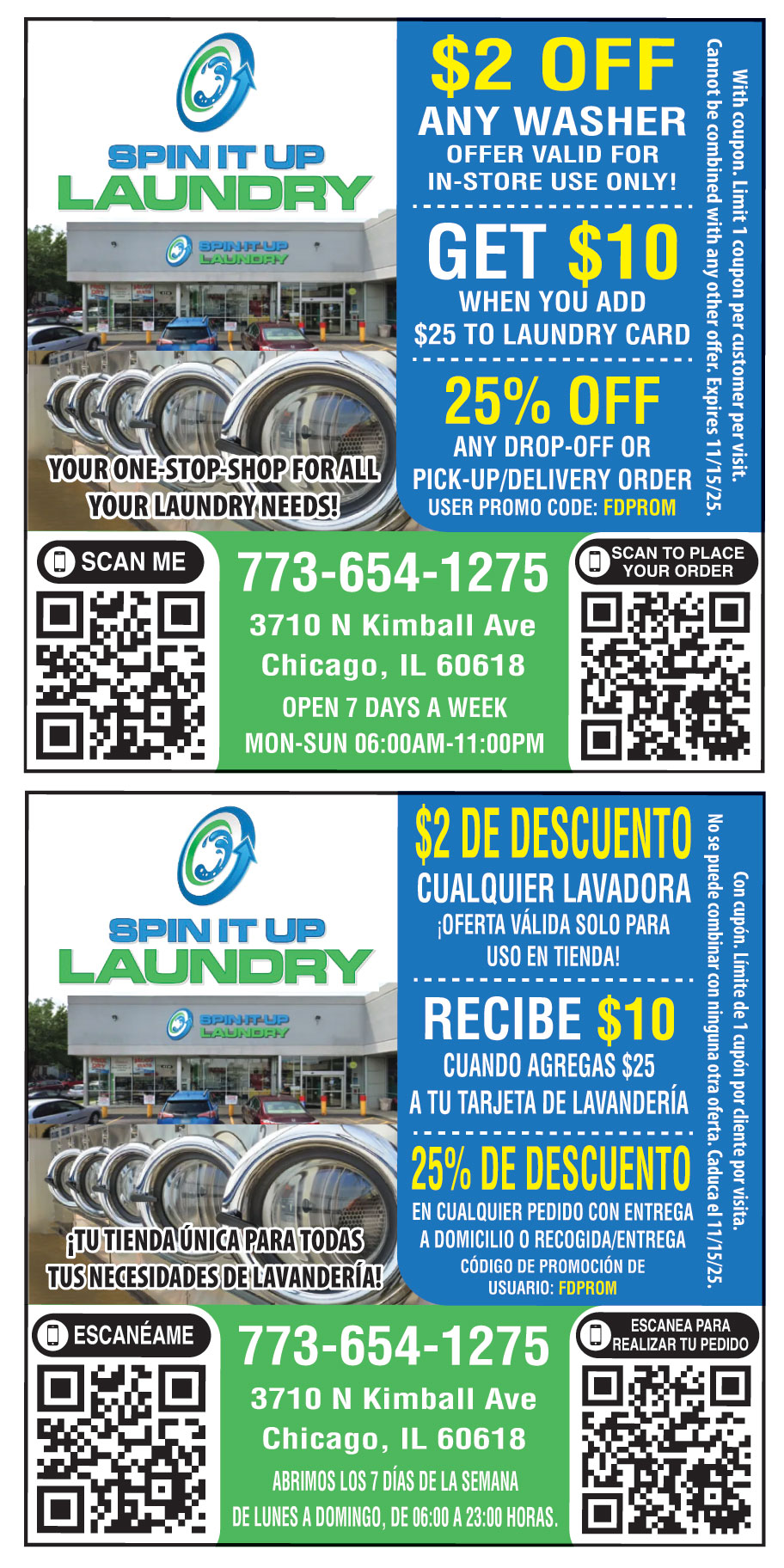 SPIN IT UP LAUNDRY