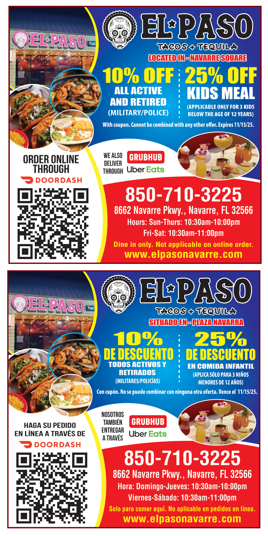 EL PASO TACOS AND TEQUILA