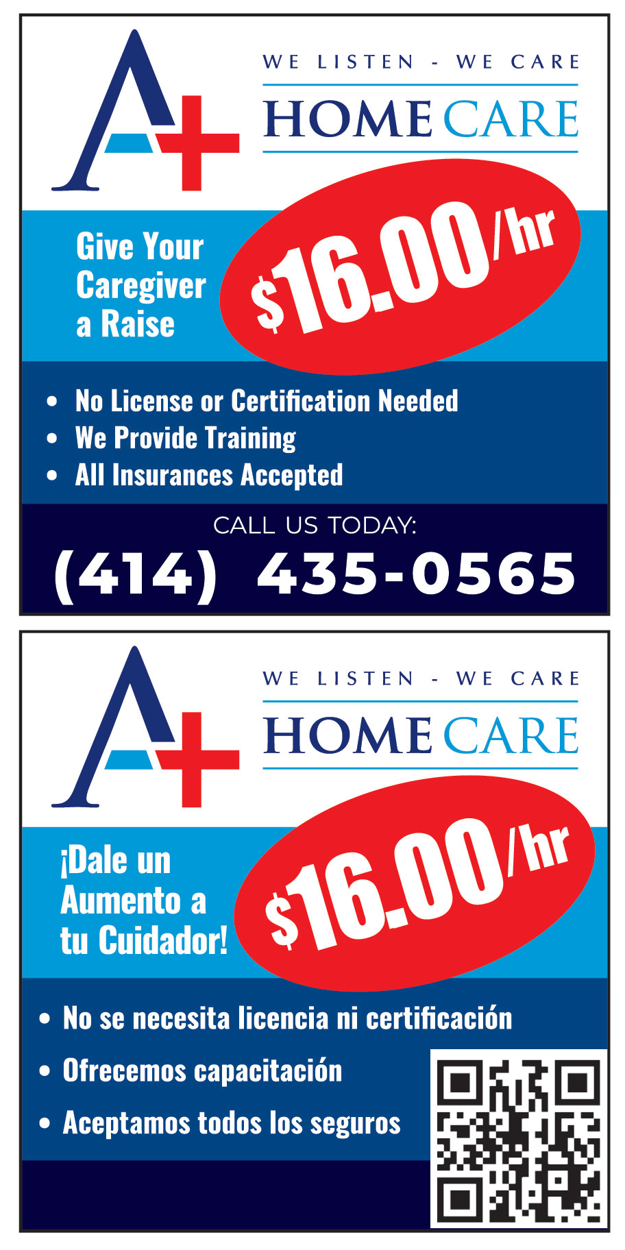 A PLUS HOME CARE INC