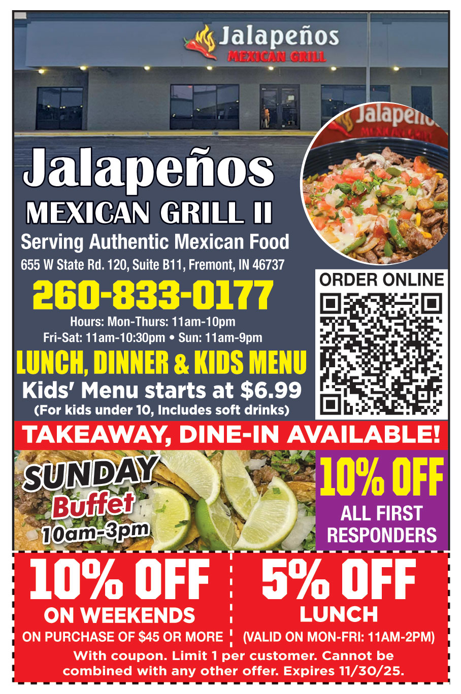 JALAPENOS MEXICAN GRILL I