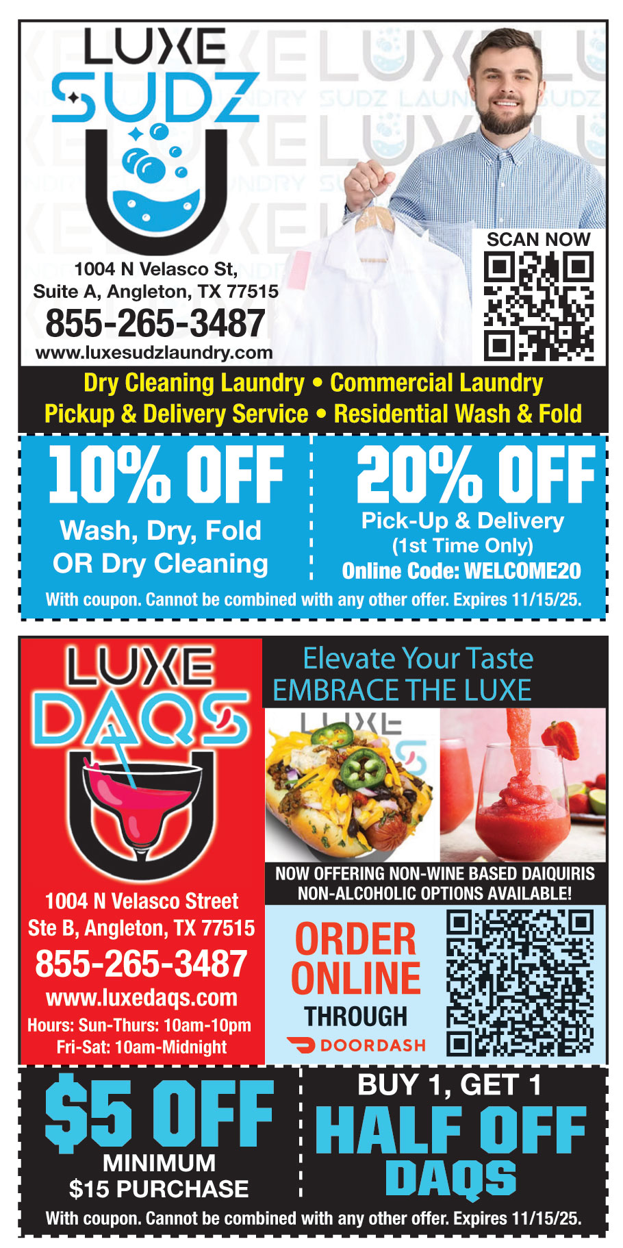 LUXE SUDZ LAUNDRY AND DRY