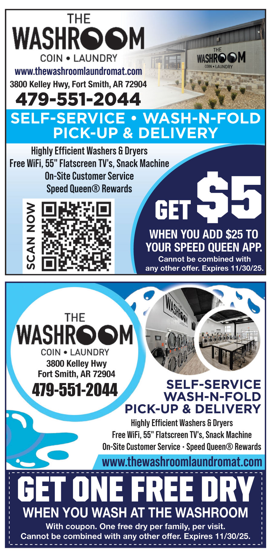 THE WASHROOM COIN LAUNDRY