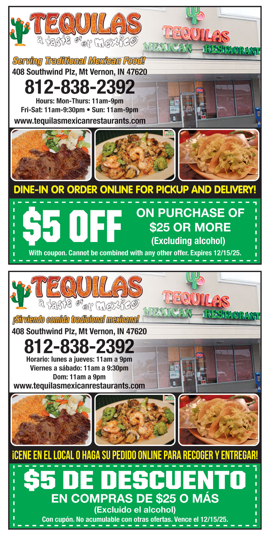 TEQUILAS MEXICAN RESTAURA