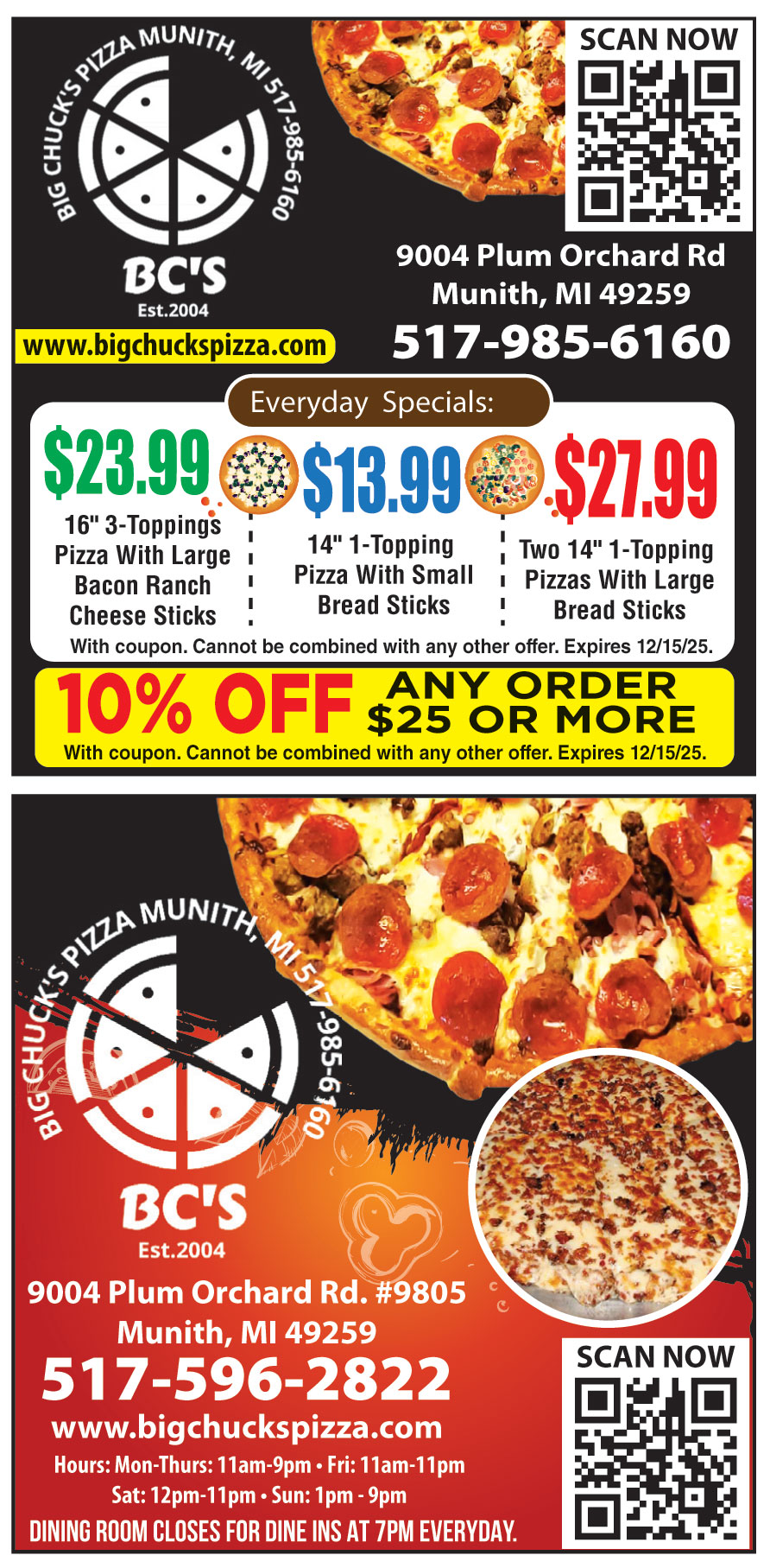 BIG CHUCKS PIZZA