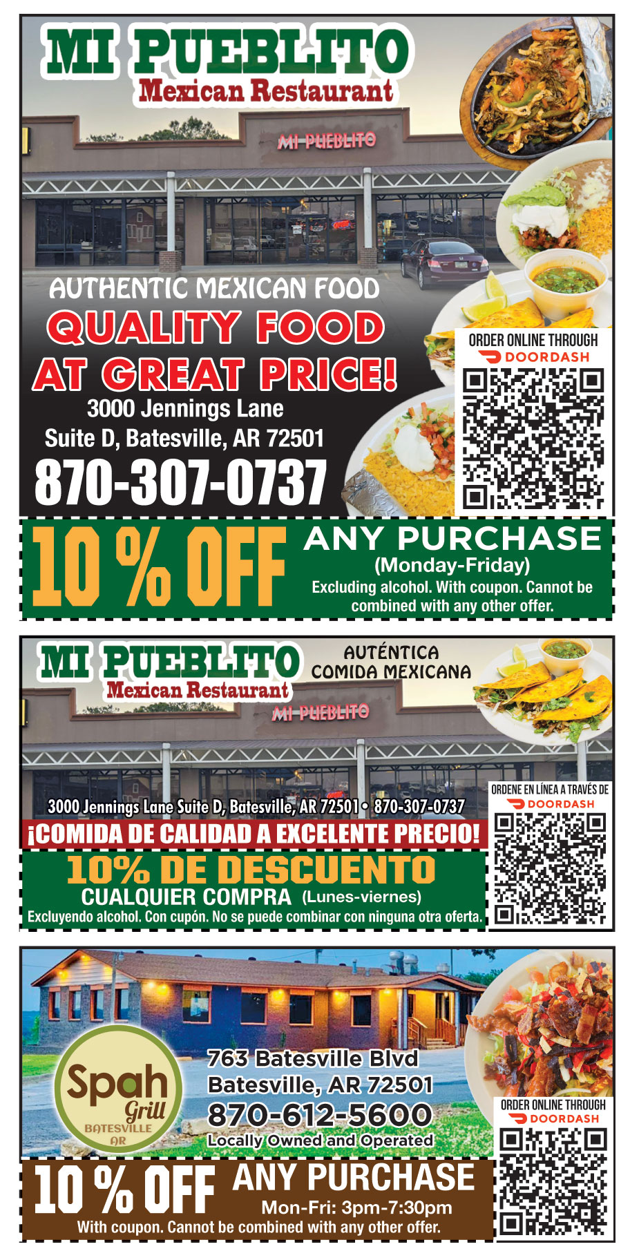 SPAH GRILL BATESVILLE