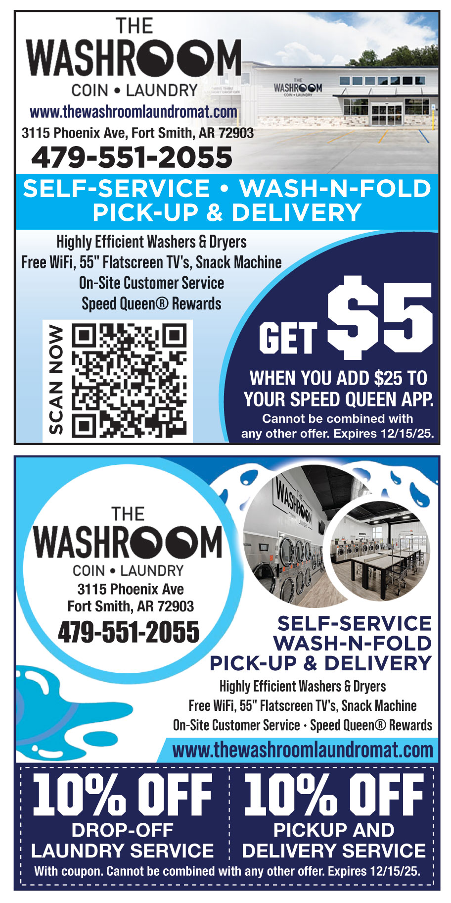 THE WASHROOM COIN LAUNDRY