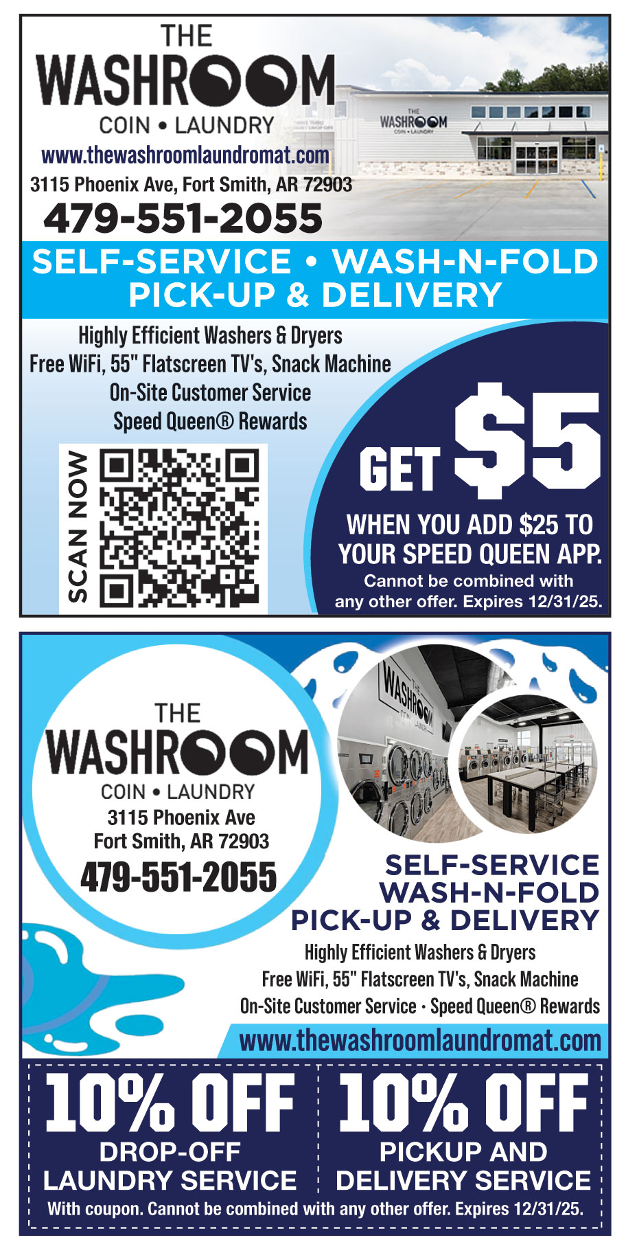 THE WASHROOM COIN LAUNDRY