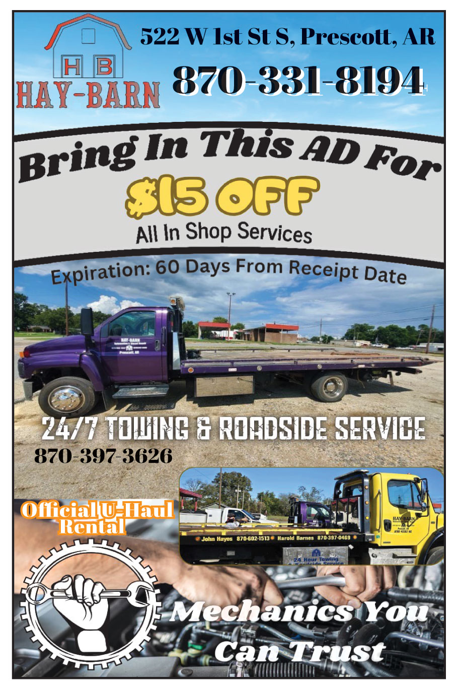 HAY BARN AUTOMOTIVE AND D