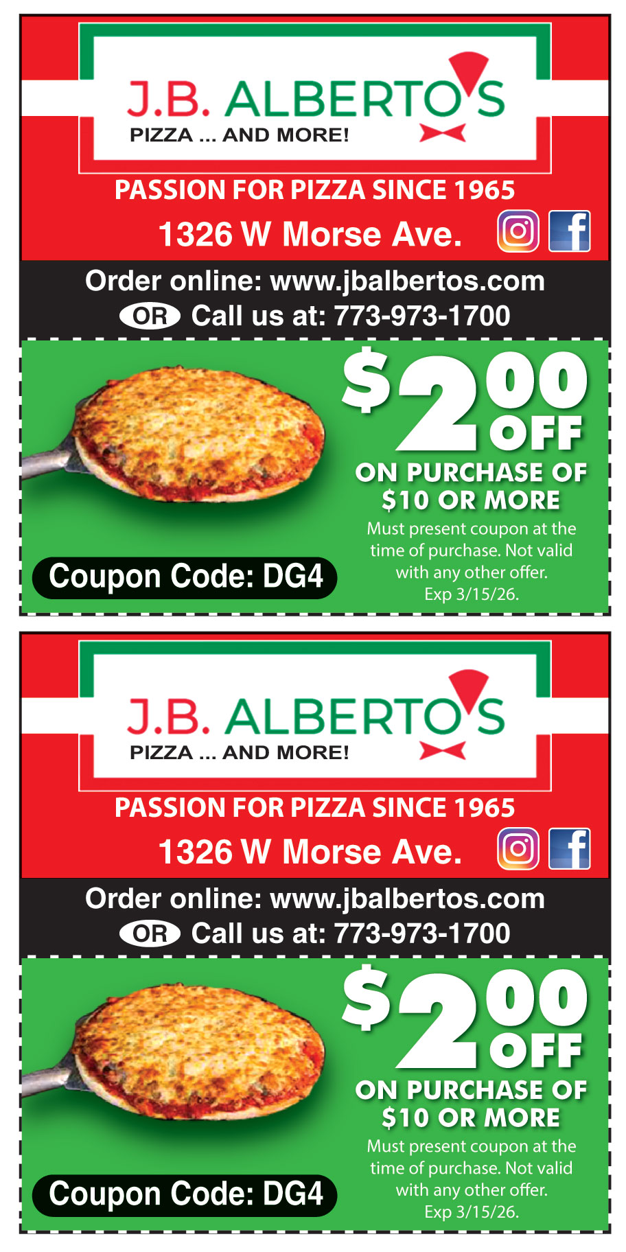 JB ALBERTOS PIZZA