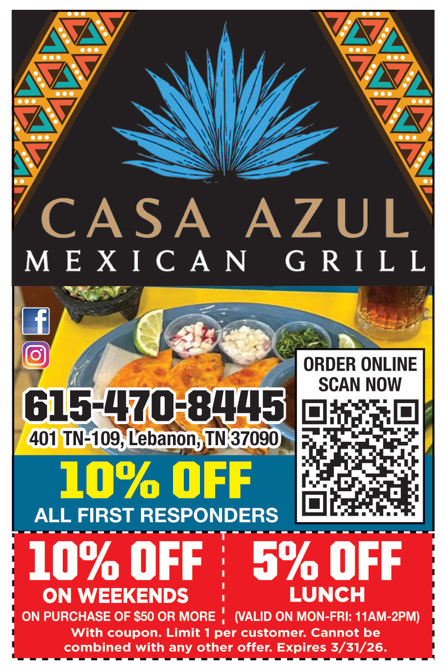 CASA AZUL MEXICAN GRILL