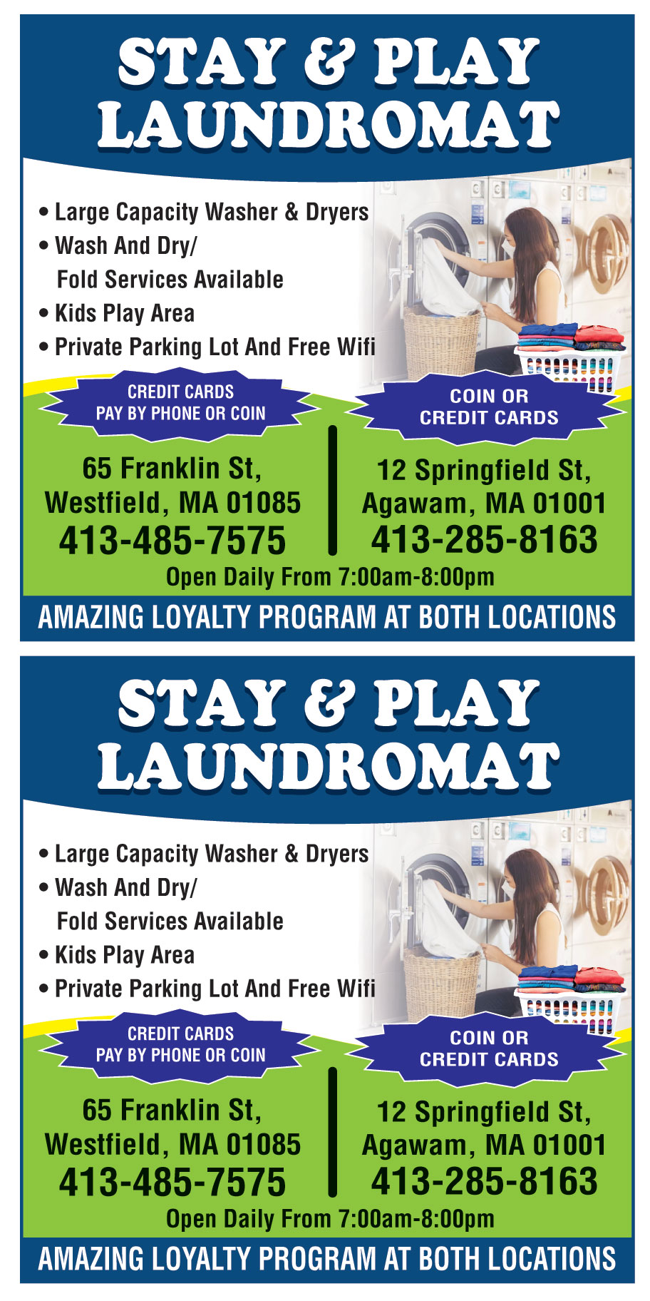 STAY AND PLAY LAUNDROMAT