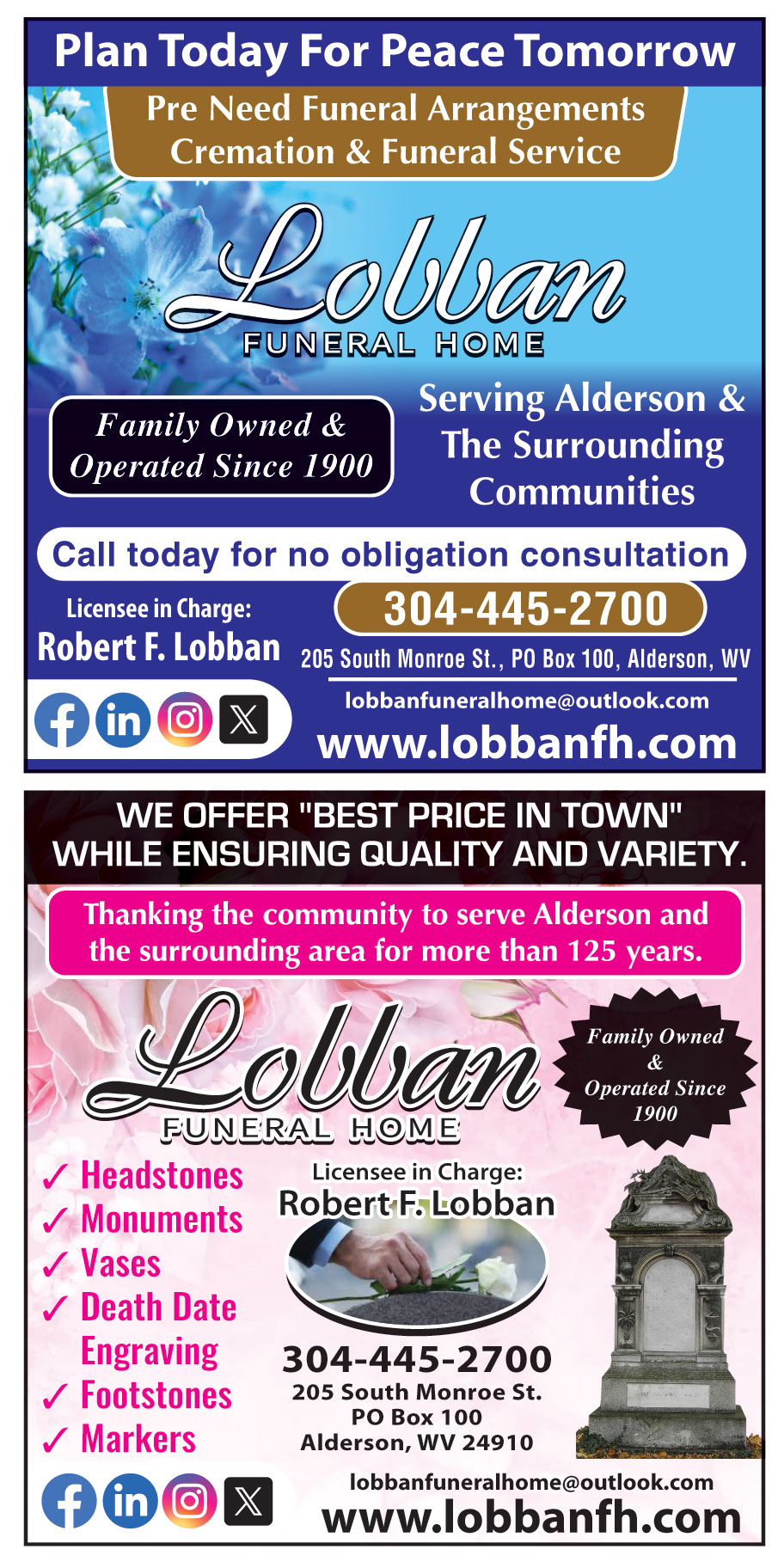 LOBBAN FUNERAL HOME