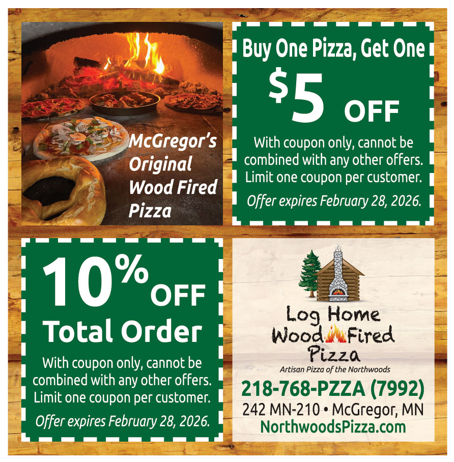 LOG HOME WOOD FIRED PIZZA
