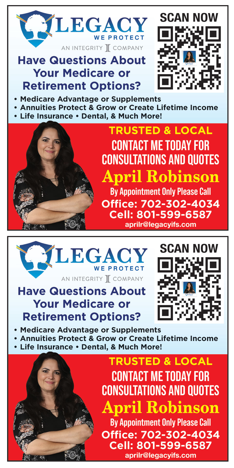 APRIL ROBINSON INSURANCES