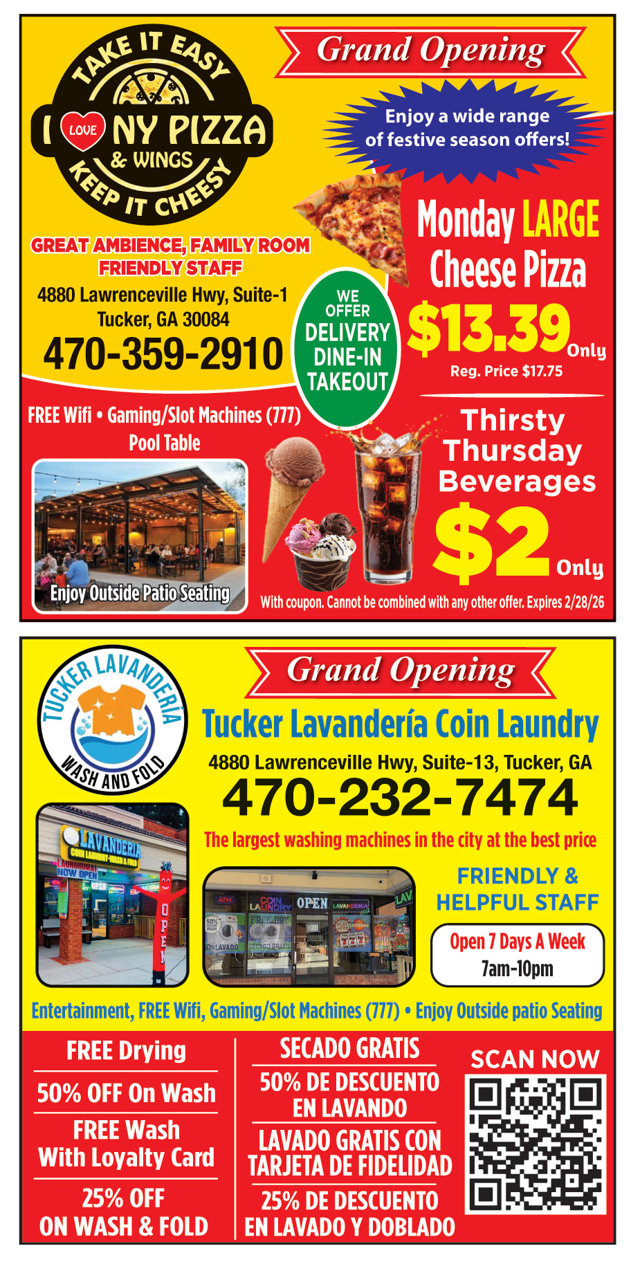 TUCKER LAVANDERIA COIN LA