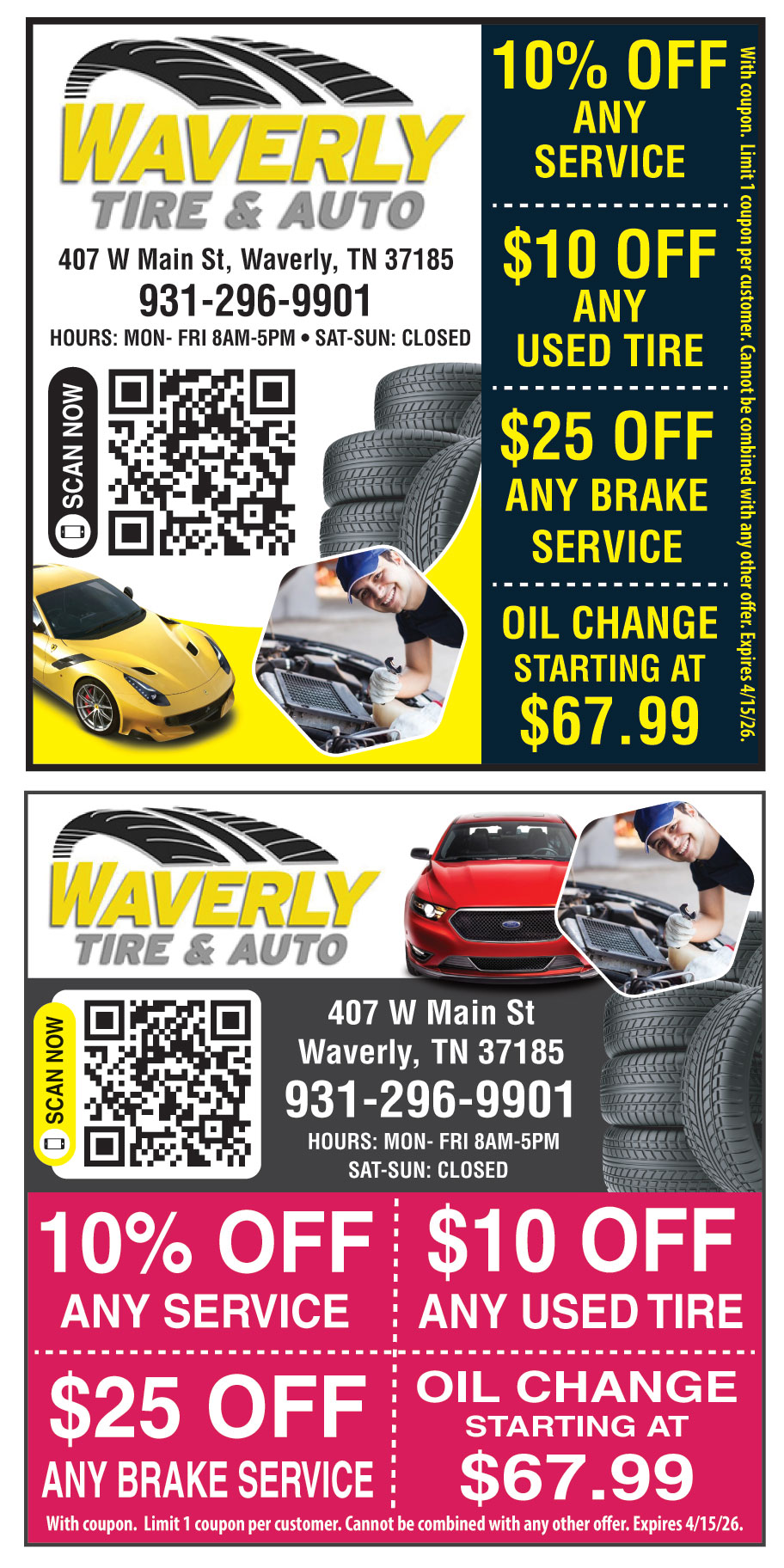 WAVERLY TIRE AND AUTO