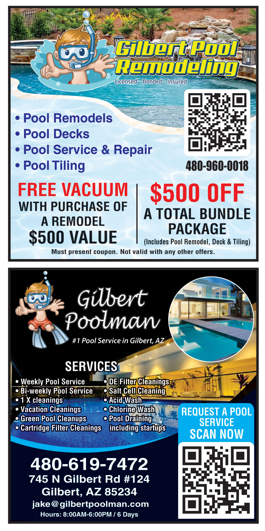 $500 0FF ON A TOTAL BUNDLE PACKAGE