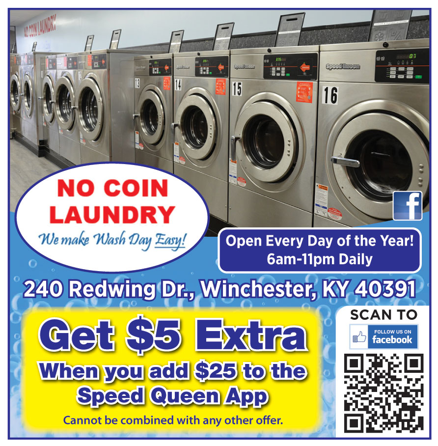 NO COIN LAUNDRY