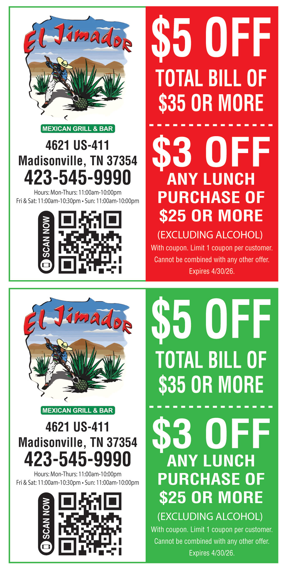 EL JIMADOR MEXICAN GRILL