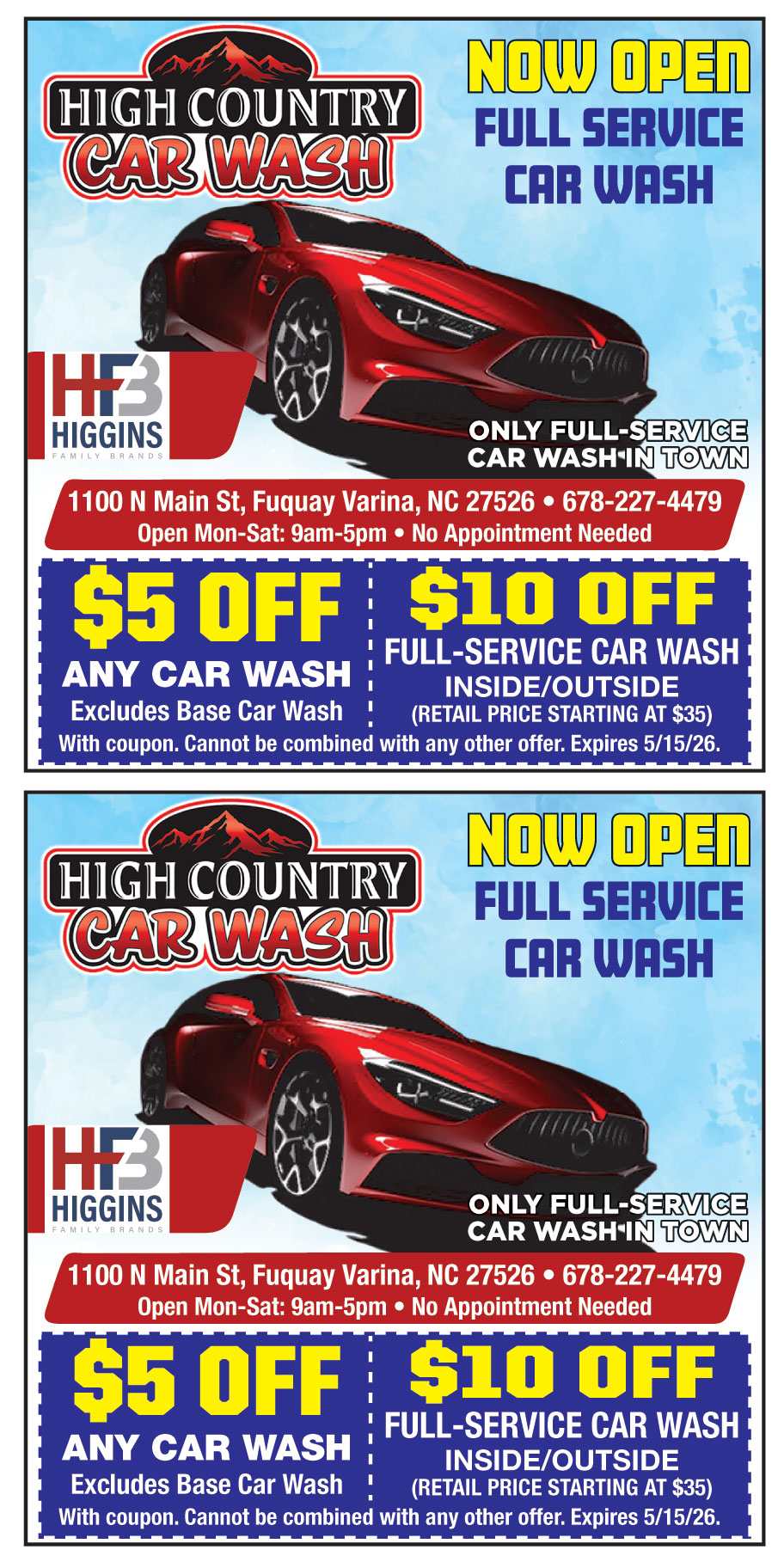 HIGH COUNTRY CAR WASH