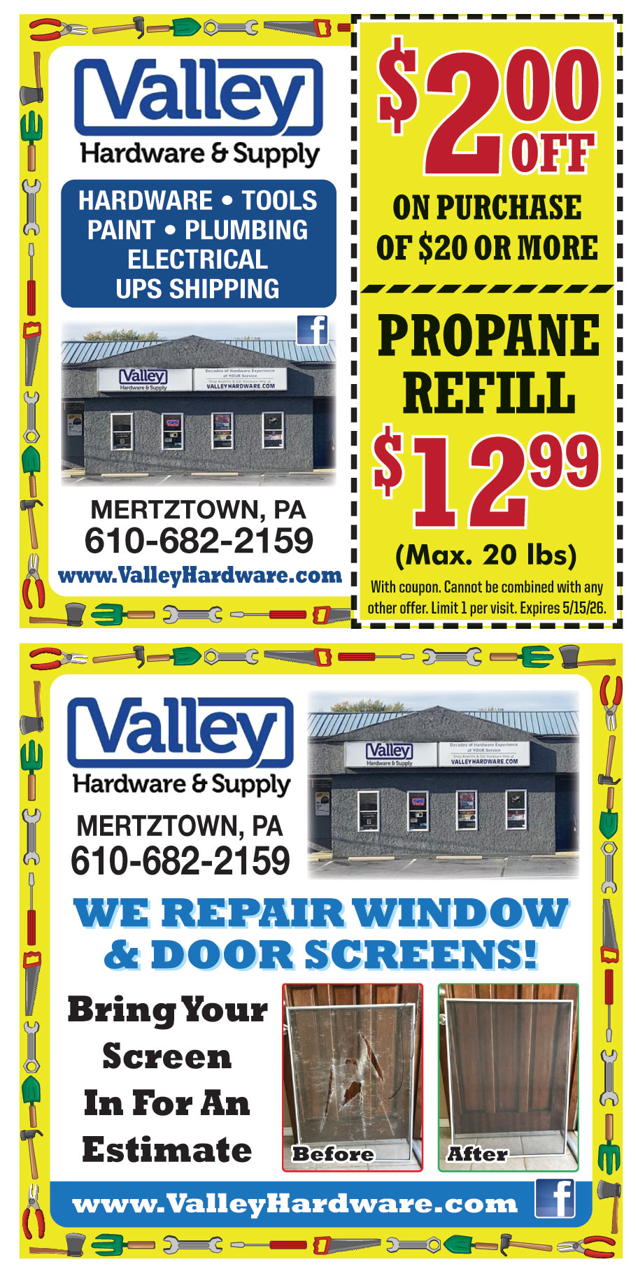 VALLEY HARDWARE AND SUPPL