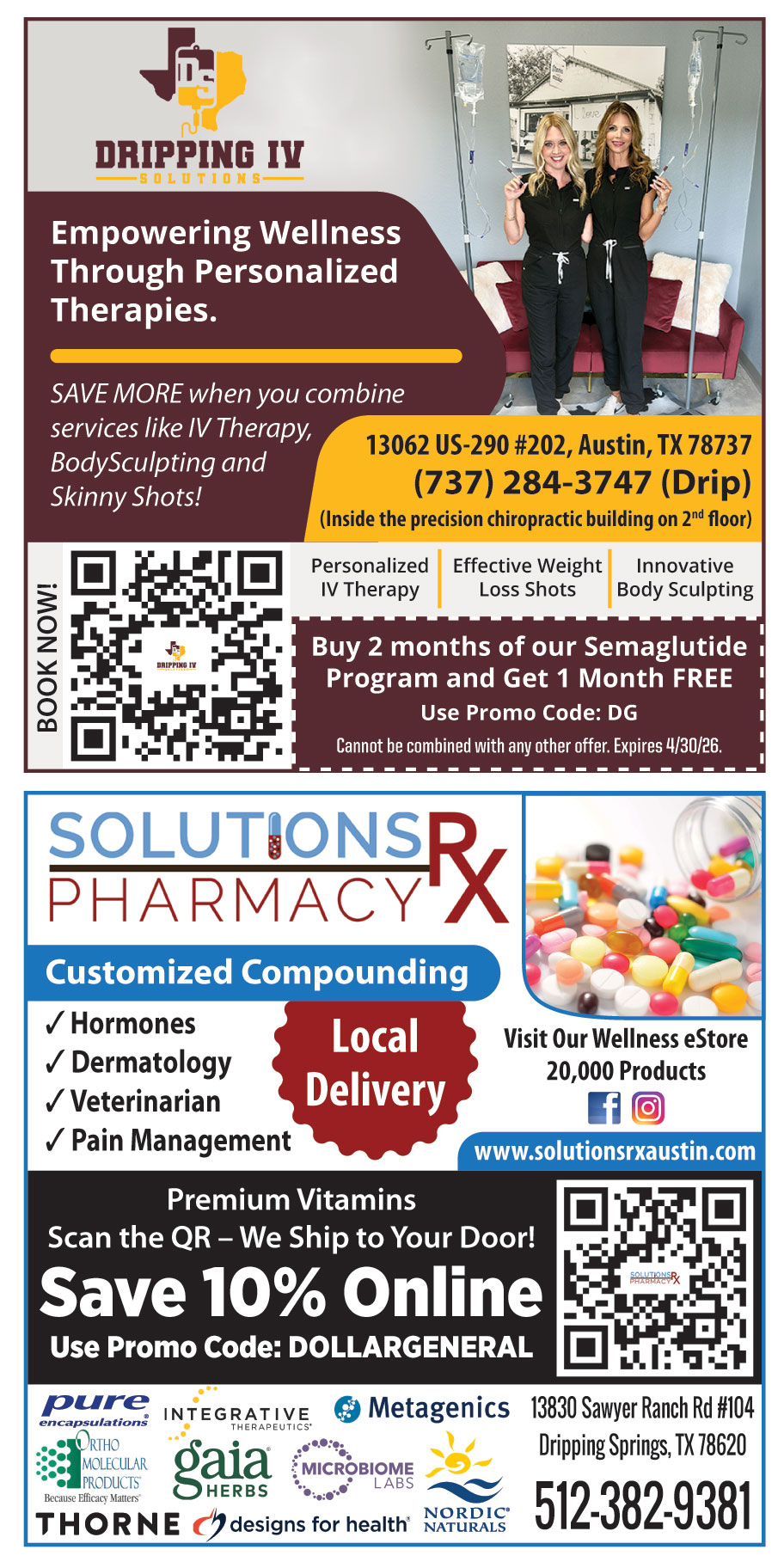 DRIPPING IV SOLUTIONS