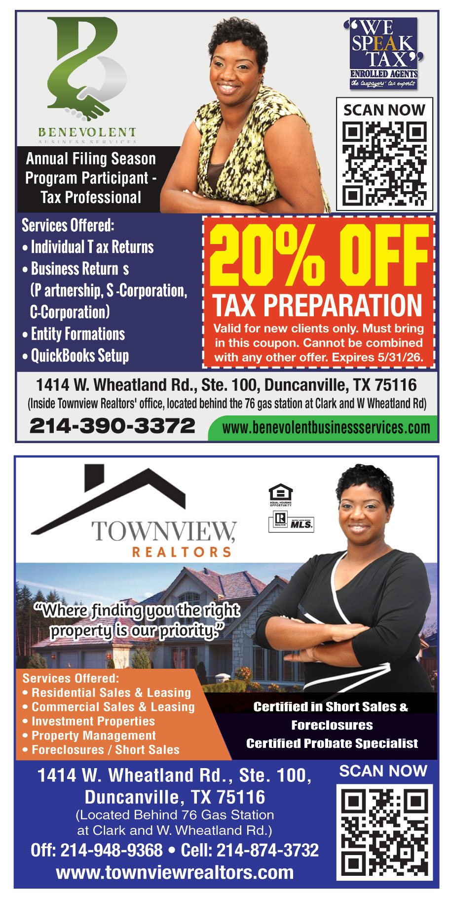 BENEVOLENT BUSINESS SERVI