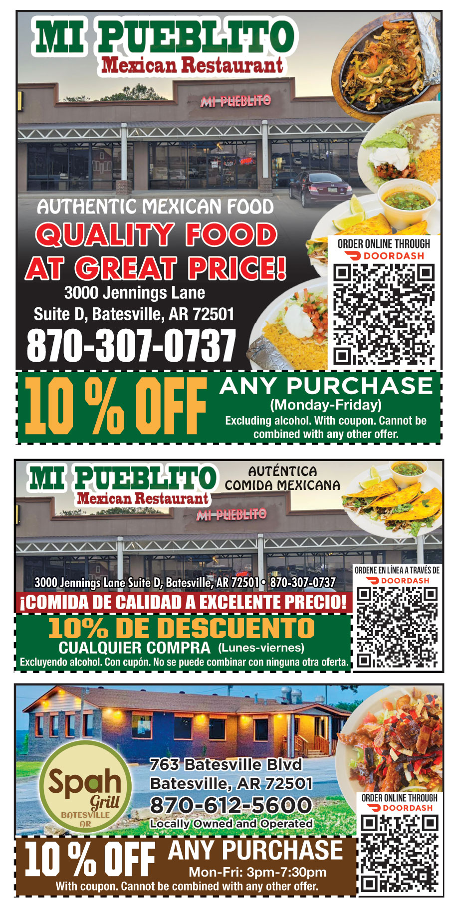 SPAH GRILL BATESVILLE