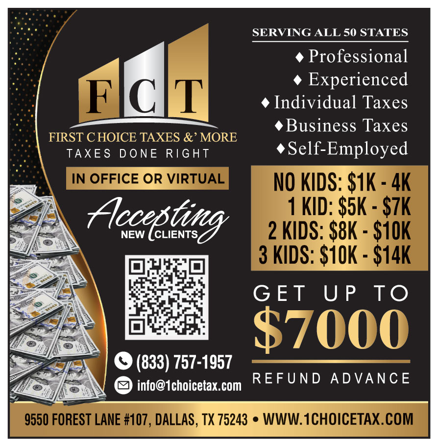 FIRST CHOICE TAXES AND MO